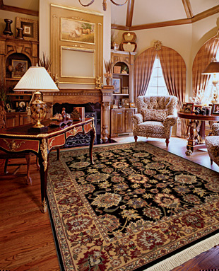 Persian carpet decorating image
