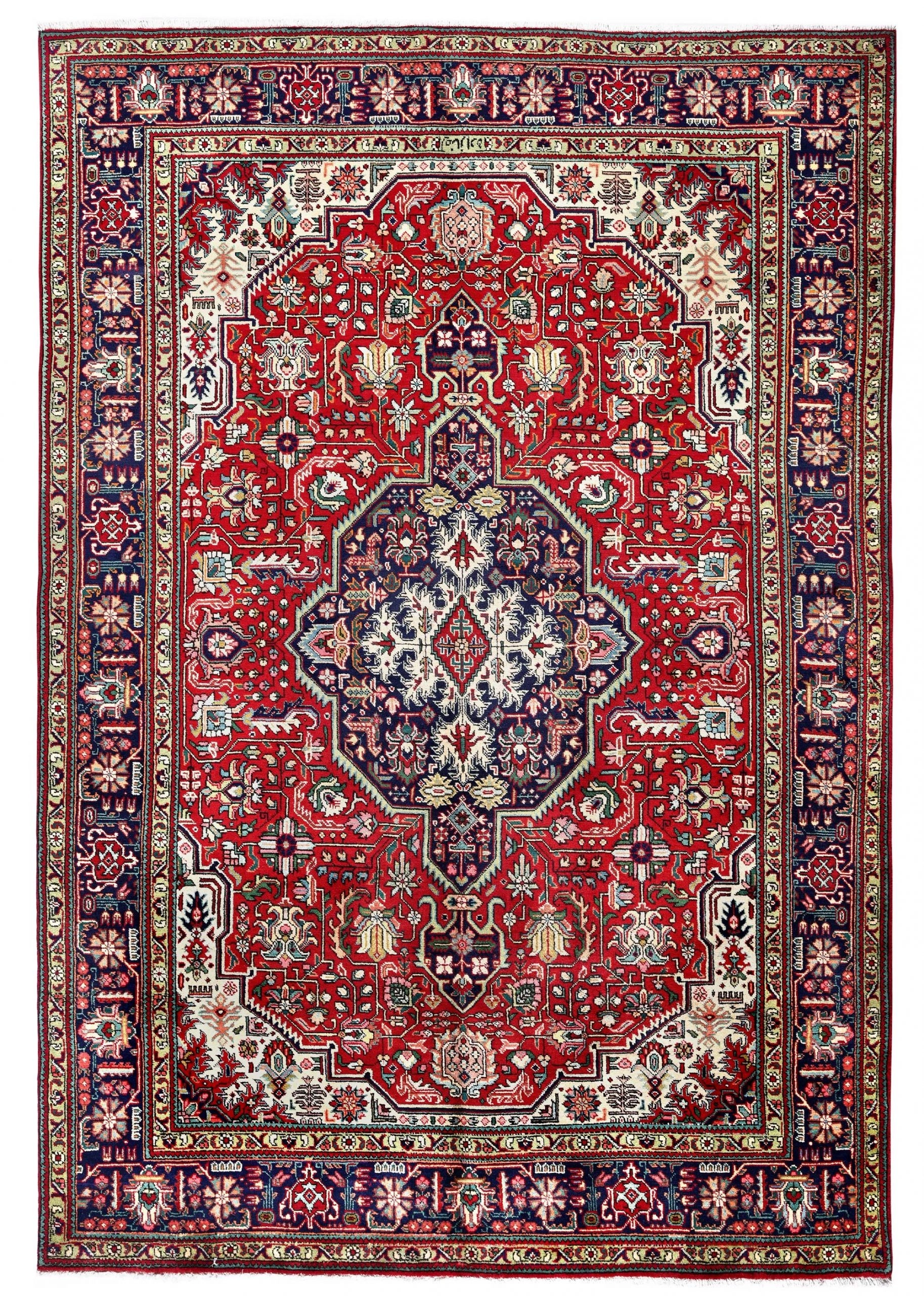 Red Tabriz Rug Persian carpet for sale 2x3m DR418 CarpetShip