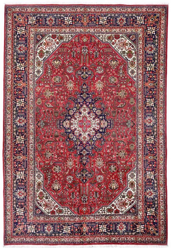 Red Tabriz Rug - Persian carpet for sale - 2x3m DR424 | CarpetShip