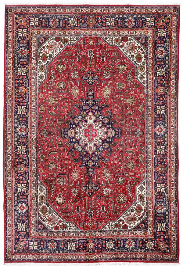 Red Tabriz Rug – Persian carpet for sale – 2x3m DR423-DR424