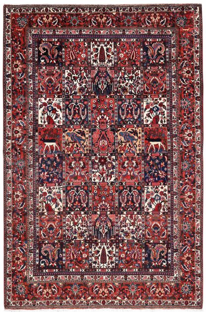 Bakhtiar Rug, Bakhtiari Persian carpet for sale 2x3m DR382