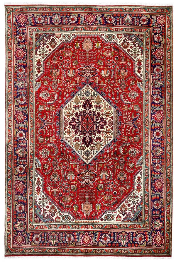 Red Tabriz Rug - Persian carpet for sale - 2x3m DR415-6842