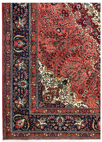 Tabriz Coral Rug, Coral Persian carpet for sale 2x3m DR412-6853