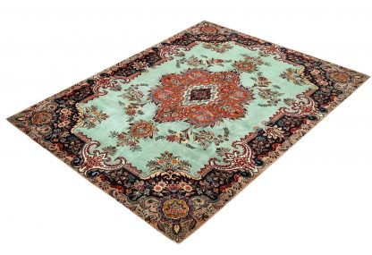 Tabriz Green Rug, Persian carpet for sale 2x3m DR408