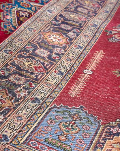 Tabriz Red Rug, Red Persian carpet for sale 2x3m DR411