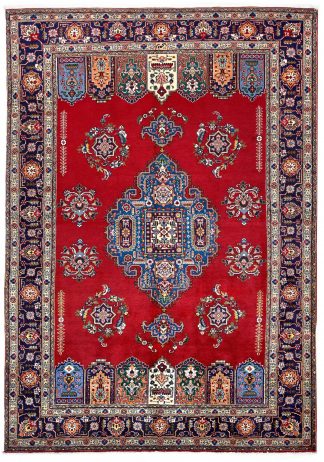 Tabriz Red Rug, Red Persian carpet for sale 2x3m DR411-6860