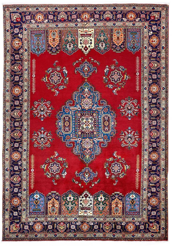 Tabriz Red Rug, Red Persian carpet for sale 2x3m DR411-6860