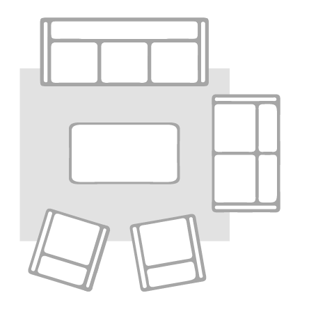 guide living room rug size decorating