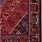 Red joschaghan Hand-knotted Persian rug for sale DR372-7056