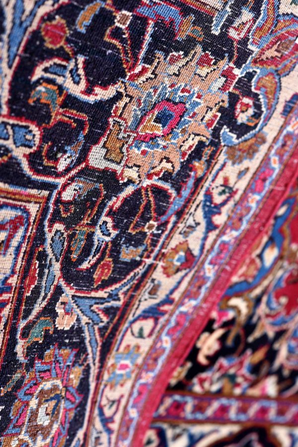 Rose Red Mashad rug large Persian carpet for sale DR145