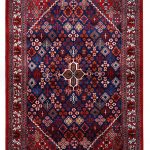 Red Persian Joshaqan rug for sale DR390-7219