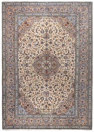 beige Kashan Persian Carpet for sale DR-426-7300-1