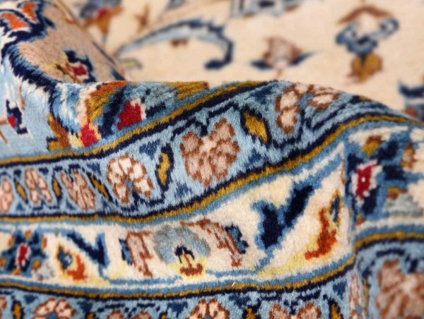beige Kashan Persian Carpet for sale DR-426-7303