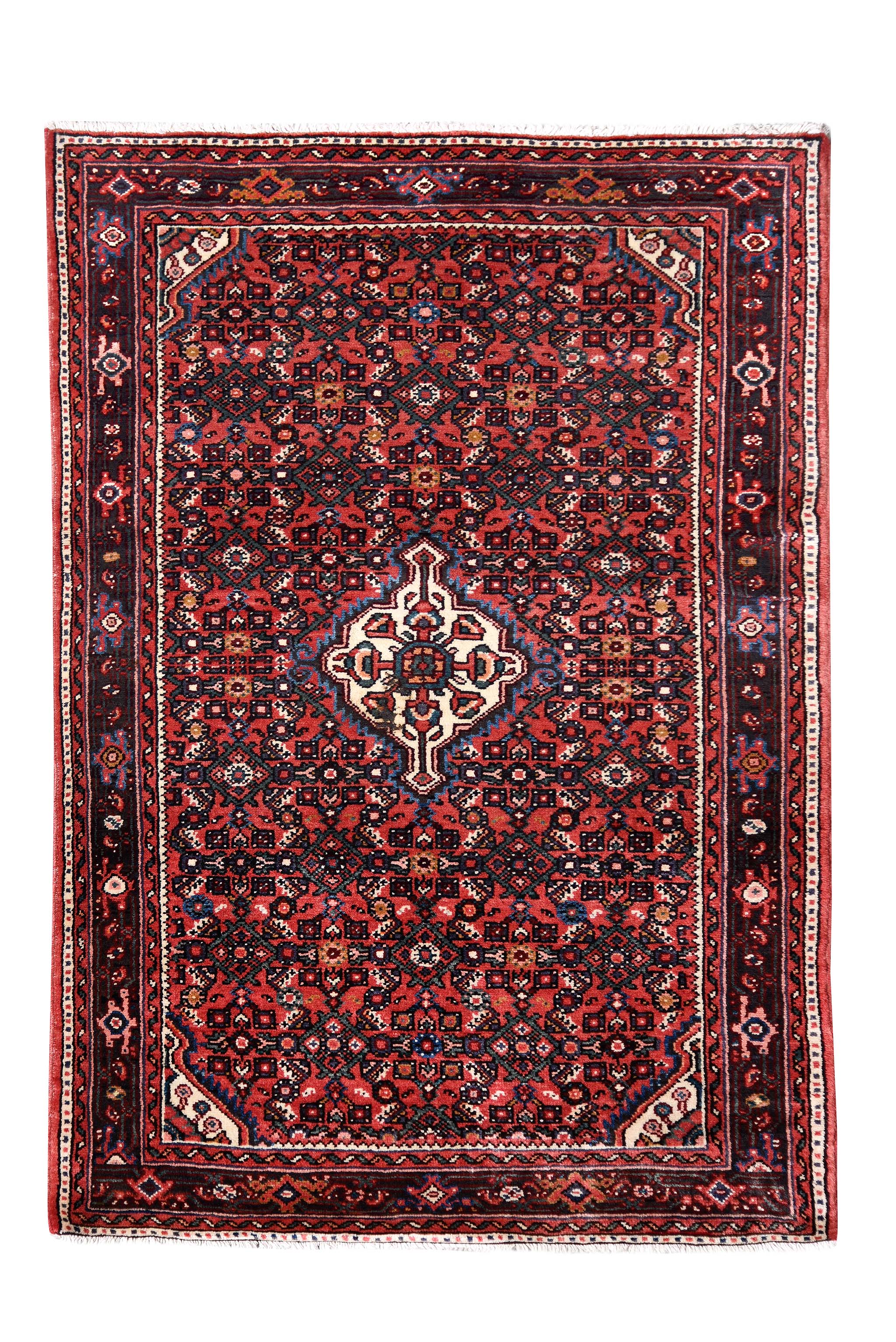 Small Handmade Persian Rug for sale Hoseinabad 1x1.5m rug DR472