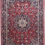 Antique Hand-knotted Mashad carpet for sale DR192-5362