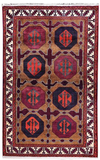 Tribal Hand-knotted Lori Rug, Khoramabad Rug-DR441-5271
