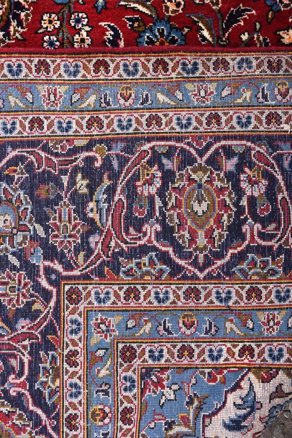 Vintage Persian Rug Originated From, 8 By 12 Rug