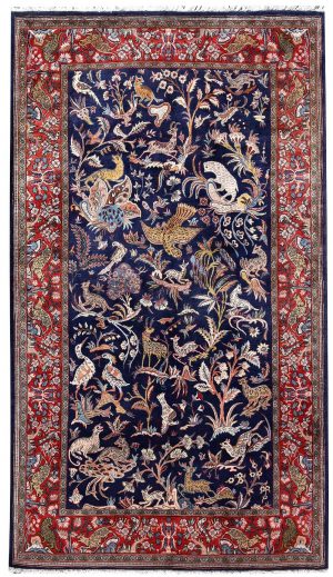 Sarouk carpet, 40 Years Old Sarouk Rug DR447 5658