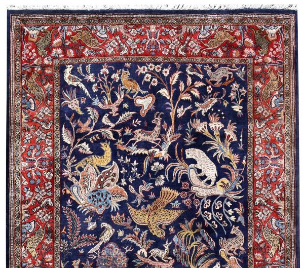 Sarouk carpet, 40 Years Old Sarouk Rug DR447 5666