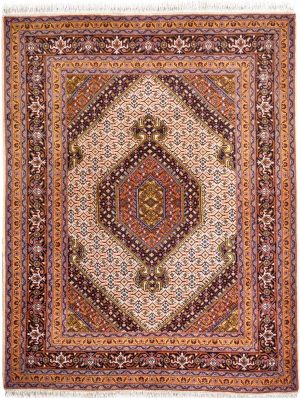 Cream Rug, 40 years old Ardabil Rug DR 491-7276