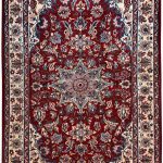 Isfahan Carpet, 60 Years old Shah Abbasi Persian Carpet DR328 0427a