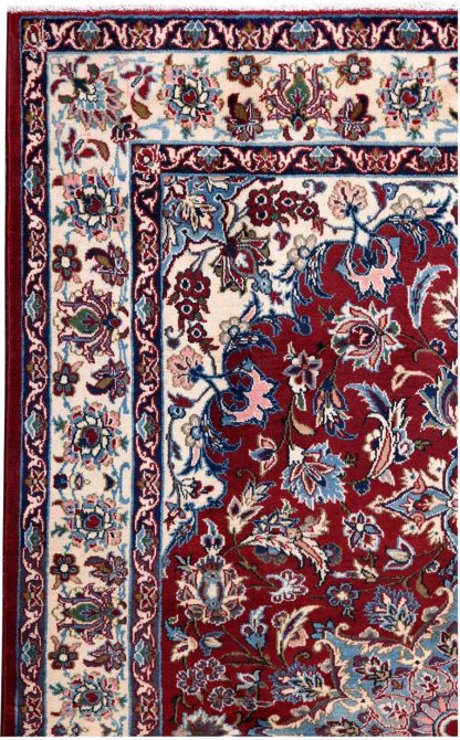Isfahan Carpet, 60 Years old Shah Abbasi Persian Carpet DR328 0429