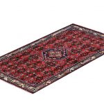 Injelas Carpet, 1×1.5m Hamadan Red Rug DR215 0453a