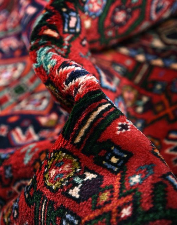 Persian Carpet, 1x1.5m Hamadan Red Rug DR215 0460