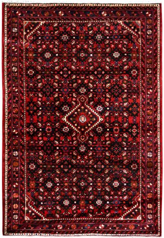 Hosseinabad Carpet, Small Persian Red Rug DR493 0479