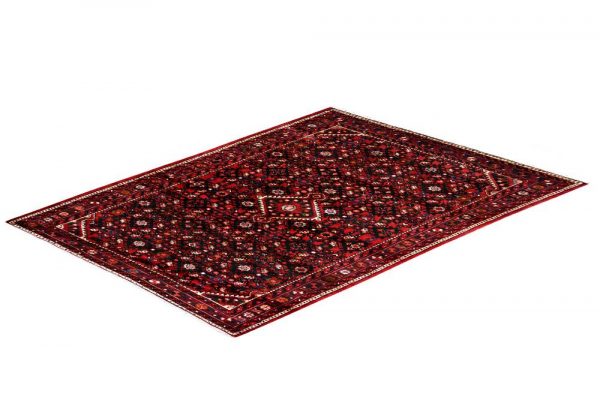 Hosseinabad Carpet, Small Persian Red Rug DR493 0479a