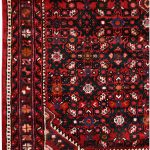 Hosseinabad Carpet, Small Persian Red Rug DR493 0480