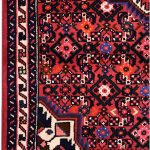 Hosseinabad Rug, Small Persian Red Carpet DR494 0482