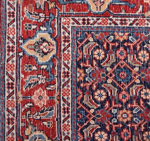 Small carpet, 50 Years Old Small Persian Sarouk Rug DR214 04920488