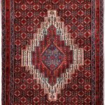 Kurdish Oriental Carpet, Red Oriental Rug DR332 0520