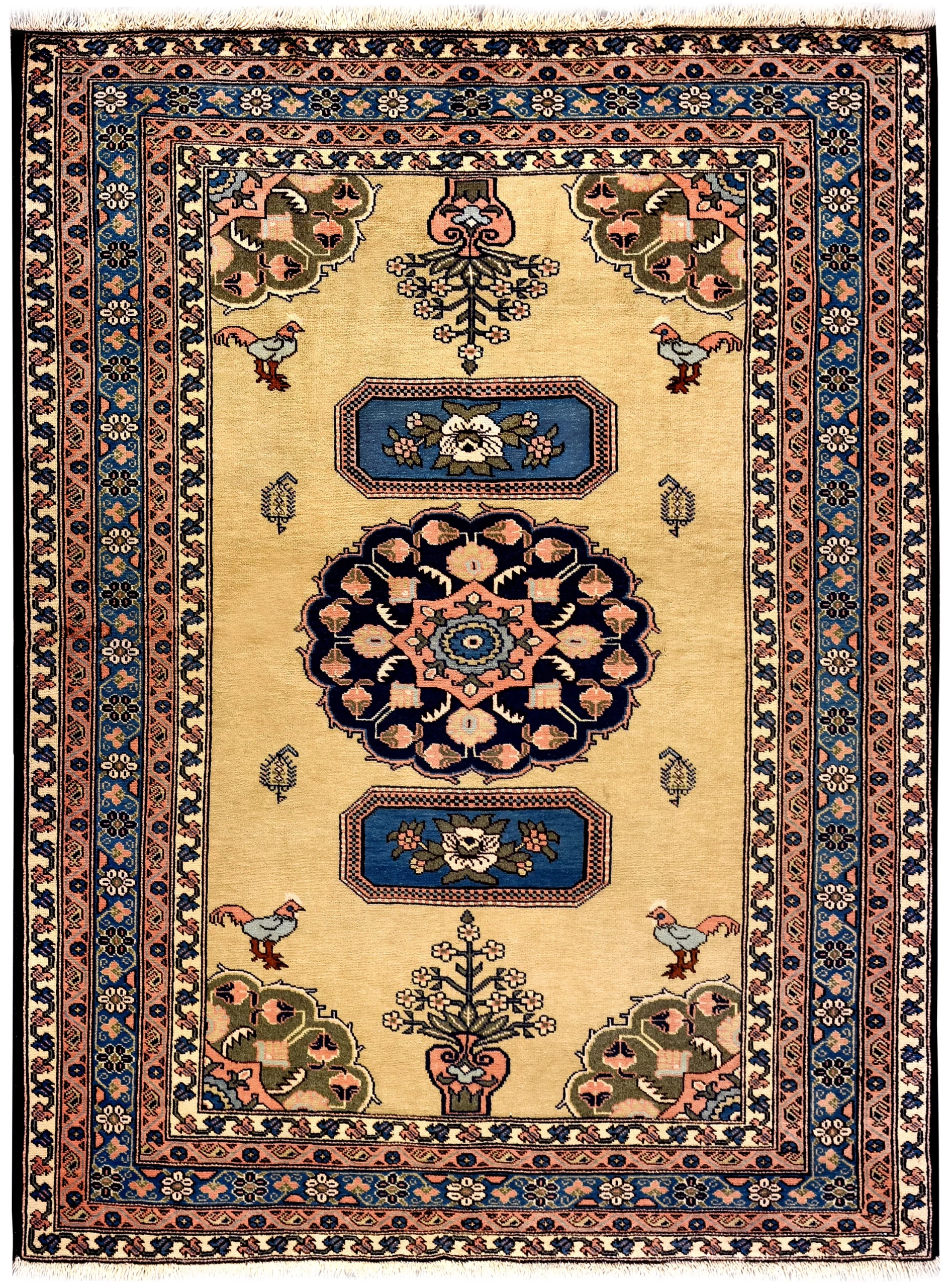 Persian Ardabil Rug 1965 Simple Floor Design Carpetship