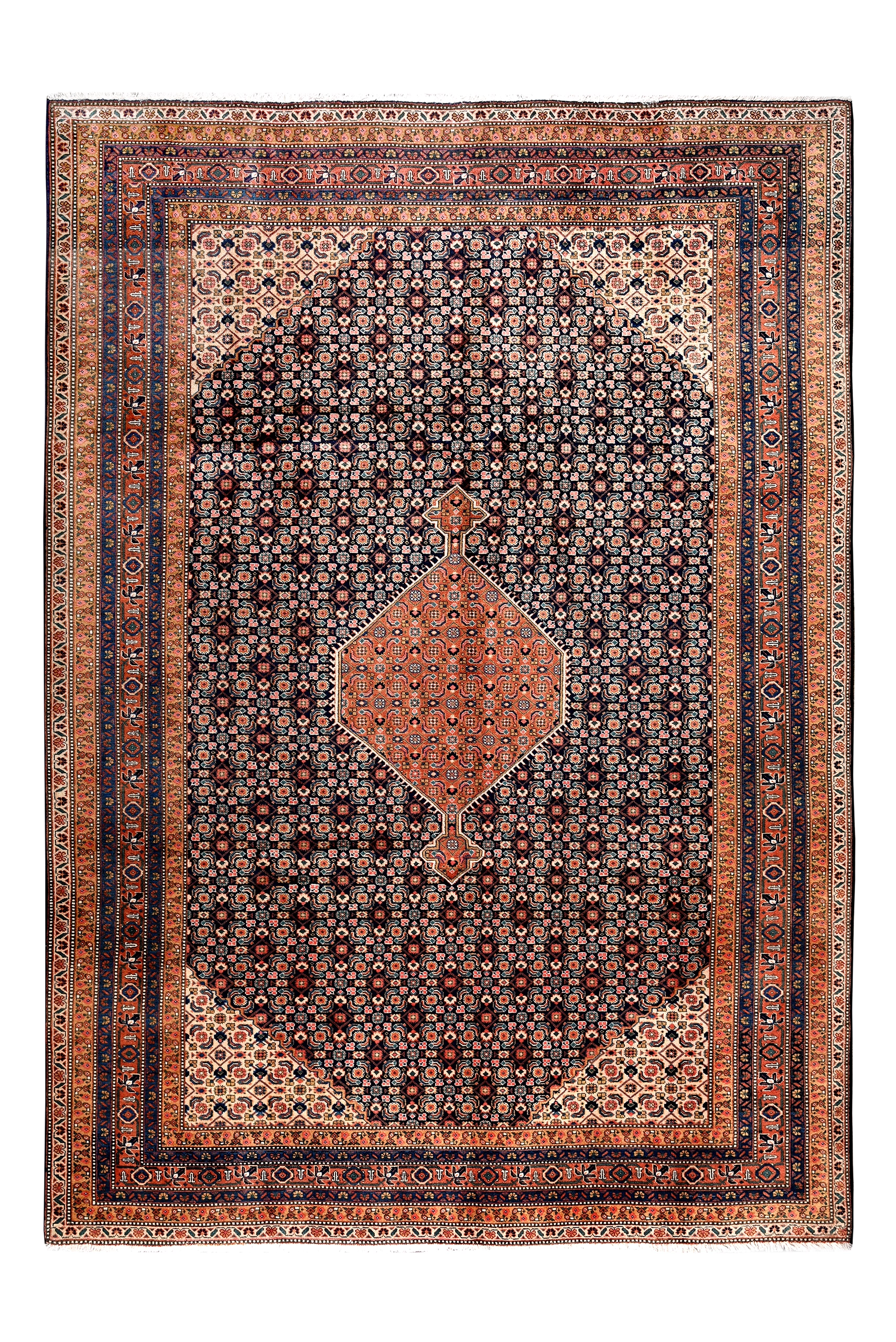 Persian Ardabil Rug 1970 Mahi Design Carpetship