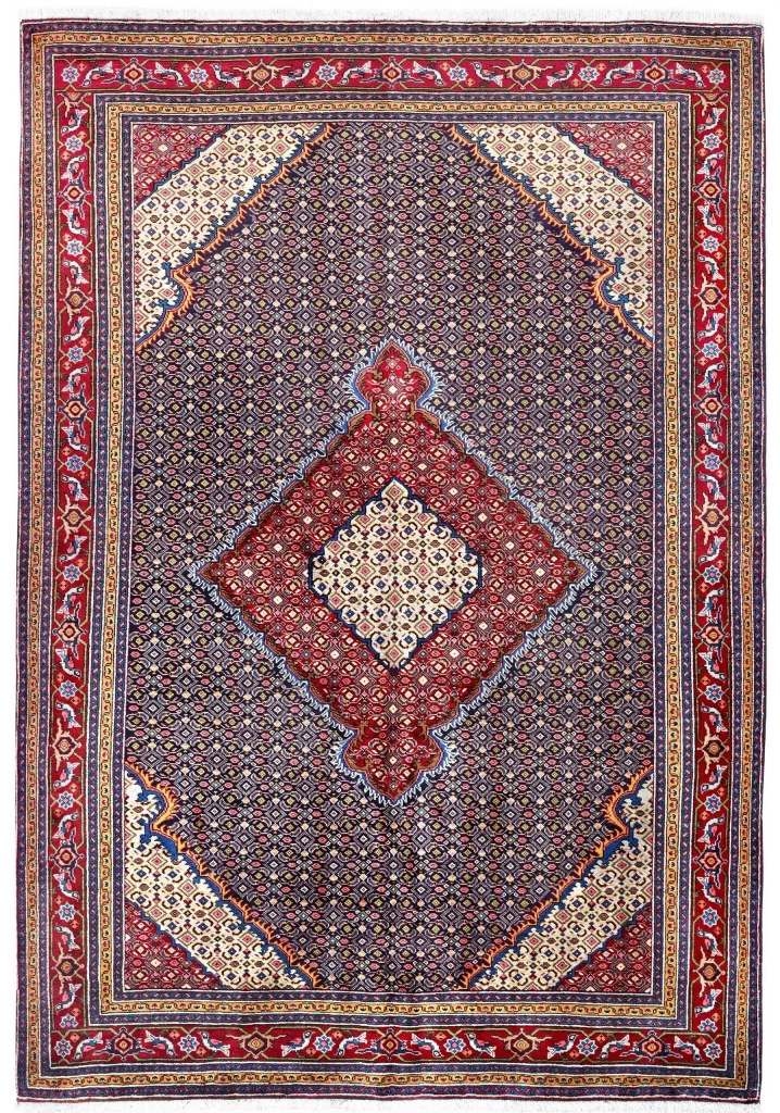 Persian Ardabil Rug 1989, Mahi Design CarpetShip