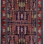 Persian Tribal Koliai Rug ~1995, Tree of Life Design