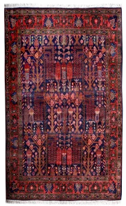 Persian Tribal Koliai Rug ~2000, Tree of Life
