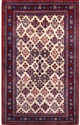 Cream Rug, handmade Josheghan rug for sale DR381