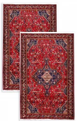 antique-persian-tribal-twin-rugs-originated-from-nahavand-nomadic-design-twin-rugs-1950