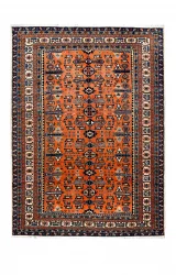 Persian Ardabil Rug ~1965, Geometric Design