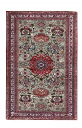 Persian Ardabil Rug ~1966, Geometric Motifs Design