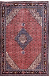 Persian Ardabil Rug ~1979, Geometric Design