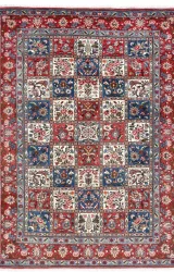 Persian Bakhtiari Rug ~1990, Garden Design