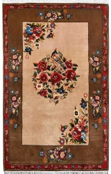 Persian Bakhtiari Rug, Brown