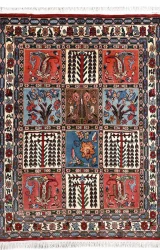 Persian Bakhtiari Rug, Kheshti