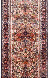 Persian Hamadan Rug ~1960, Floral Design