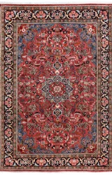 Persian Hamadan Rug ~2000, Floral Design