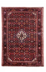 Persian Hoseinabad Small Rug ~2000, Mahi Darham Design